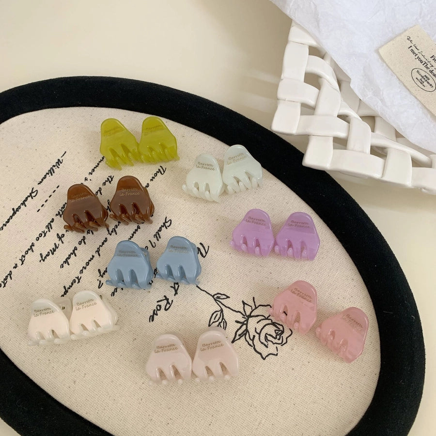 Women's Simple Style Classic Style Solid Color Acetic acid sheets Hair Claws