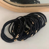 simple style solid color cloth metal rubber band 1 piece