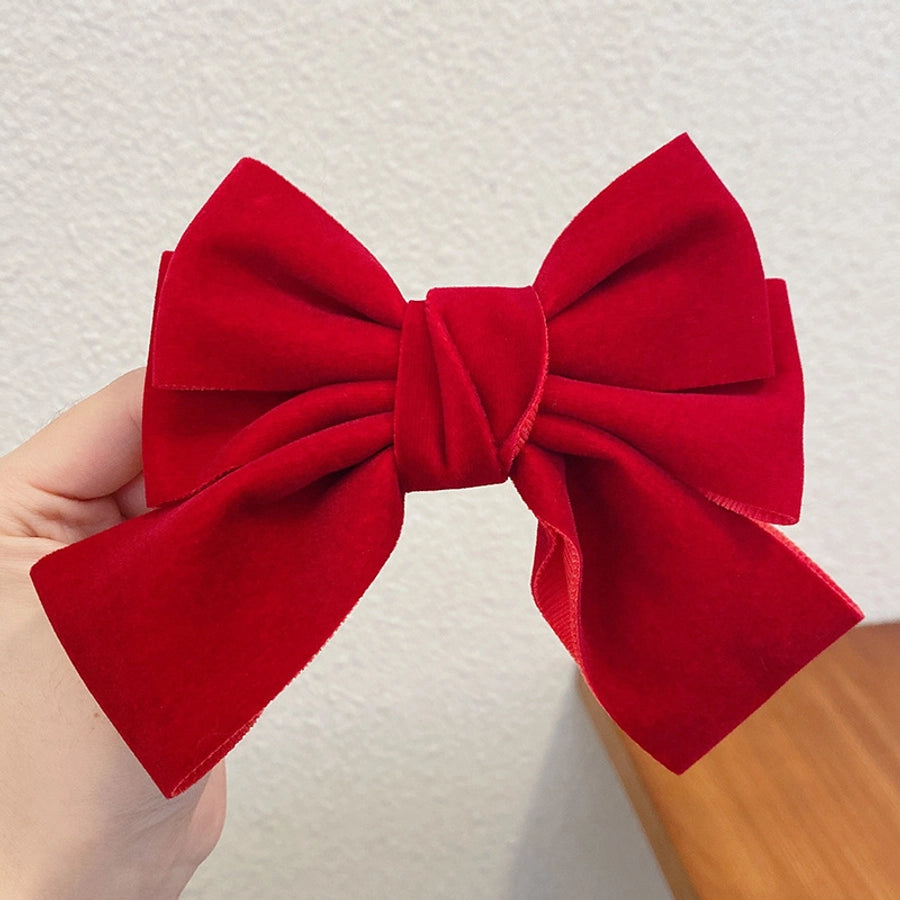 fashion bow knot cloth hair clip