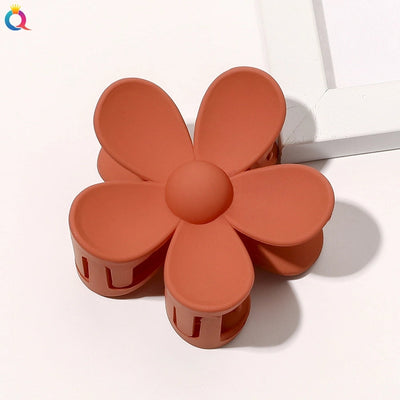 women's fashion flower plastic handmade hair claws