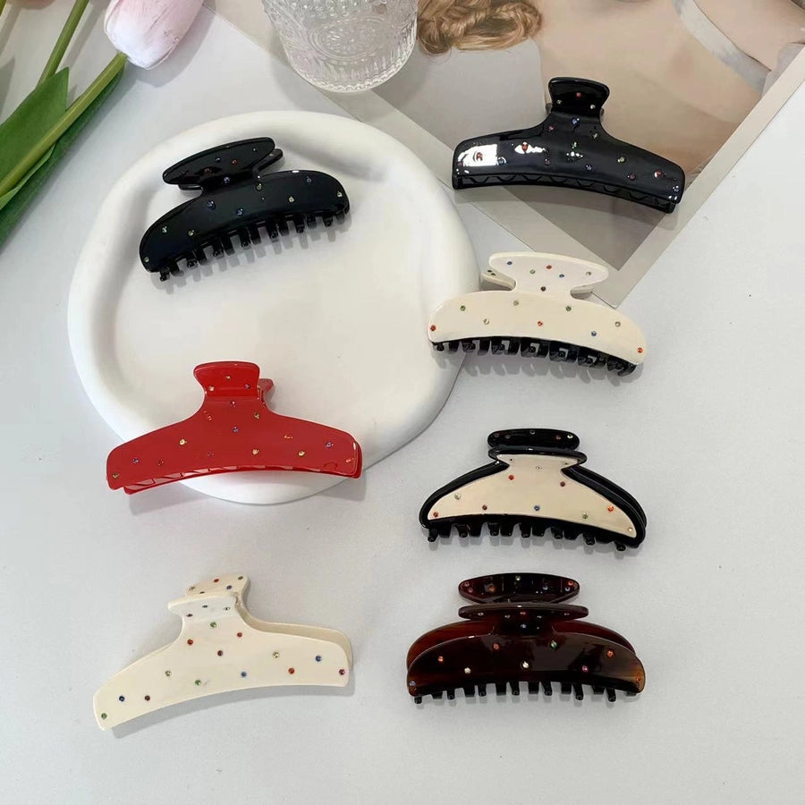 Women's Simple Style Classic Style Solid Color Acetic acid sheets Handmade Hair Claws