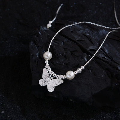 Jewelry Elegant Luxurious Butterfly Copper Necklace