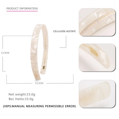 elegant lady geometric acetic acid sheets hair band