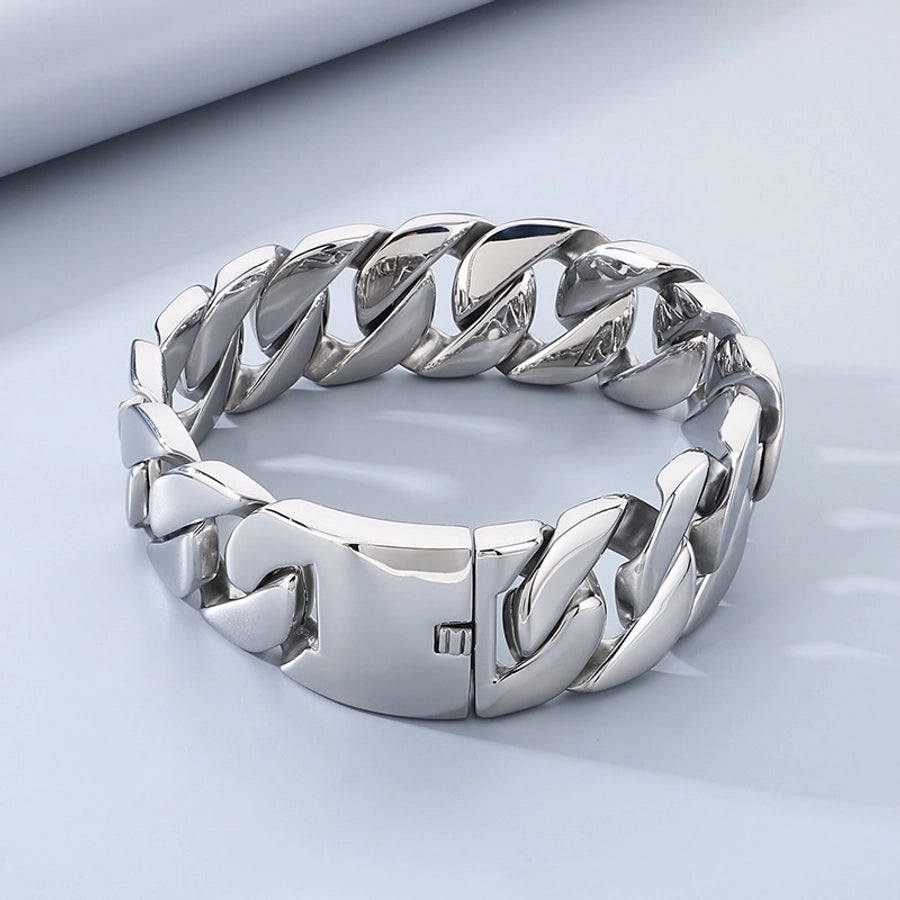 Hip-Hop Vintage Style Geometric 304 Stainless Steel 18K Gold Plated Women's Necklace