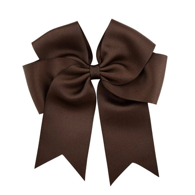 new korean ribbed satin fishtail double-layer bow hairpin