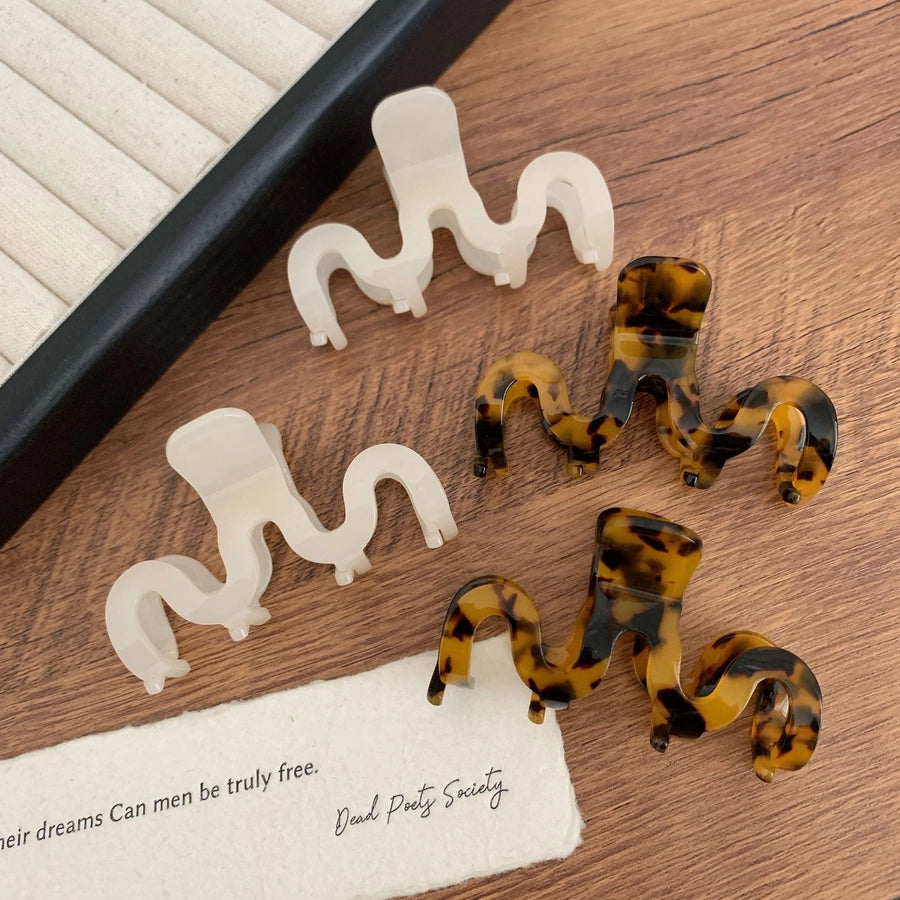 Women's Simple Style Commute Solid Color Acetic acid sheets Hair Claws