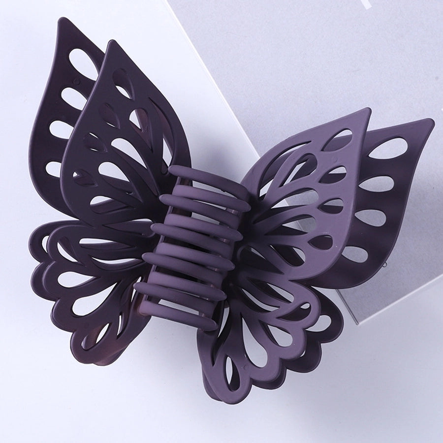 fashion butterfly plastic hair claws