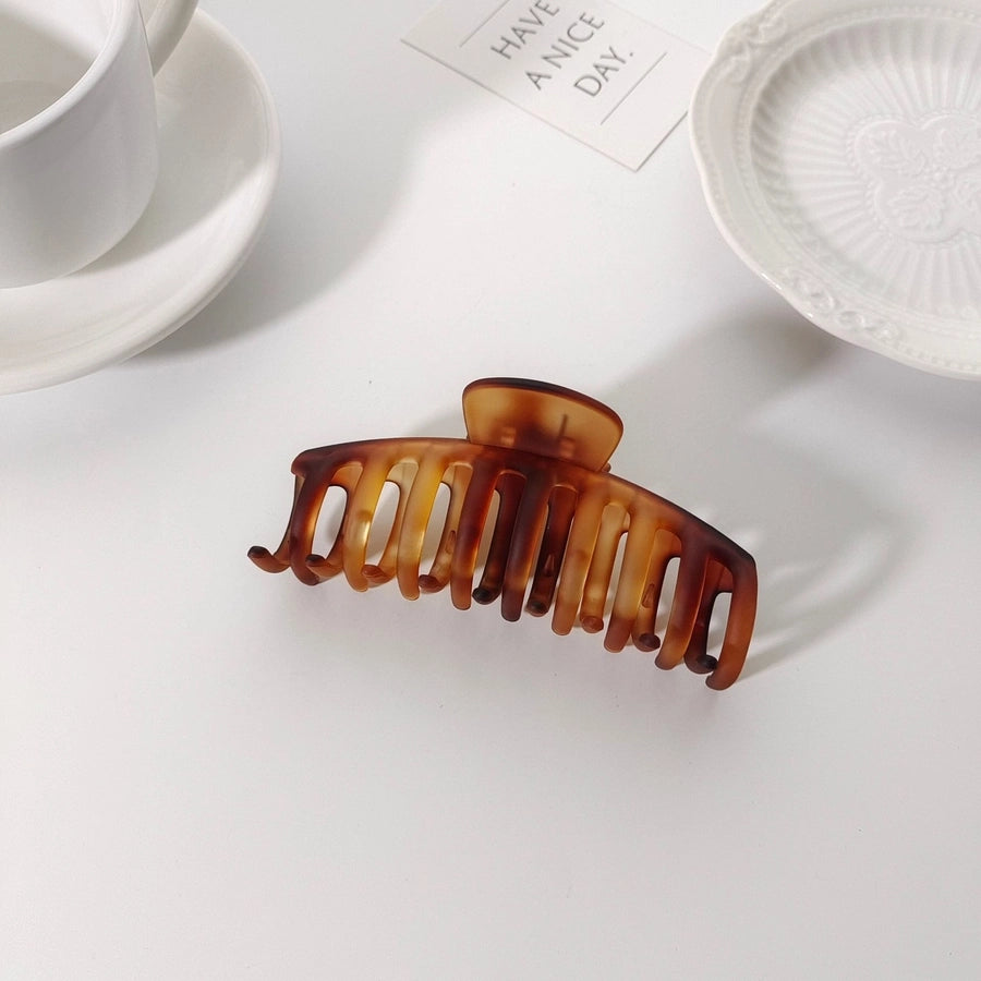 simple style geometric artificial pearl handmade hair claws 1 piece