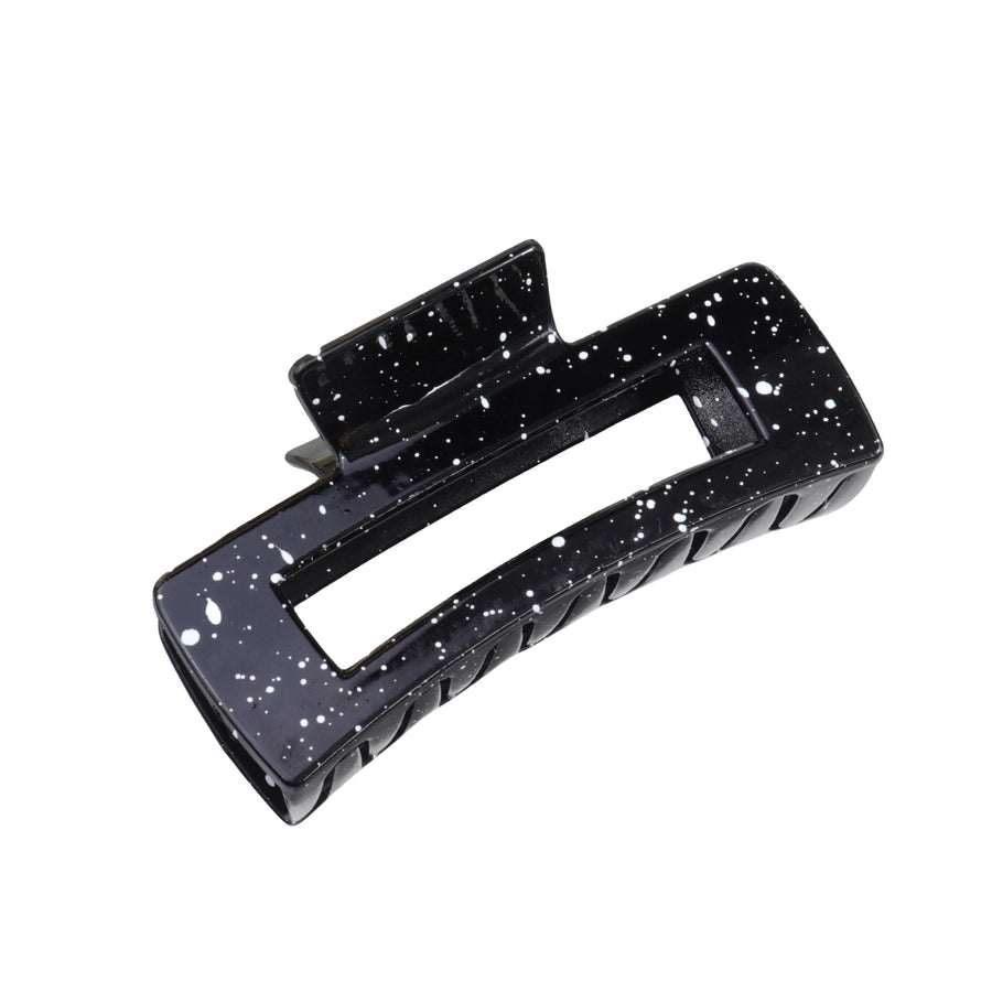 women's simple style color block plastic stoving varnish hair claws