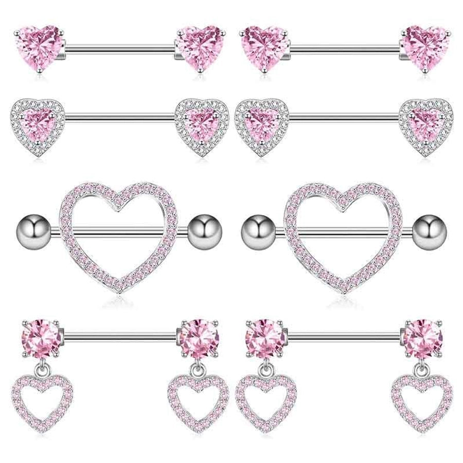 1 Piece 1 Set 1 Pair Belly Rings Simple Style Solid Color 304 Stainless Steel Inlay Rhinestones Belly Rings