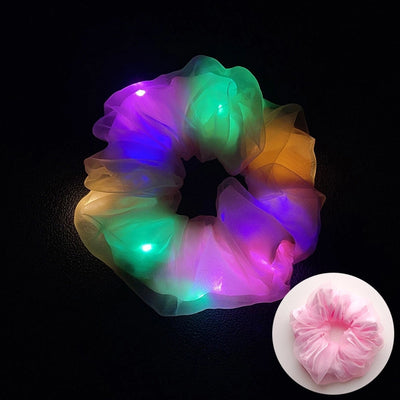 Women's Casual Simple Style Round Dots Solid Color Cloth Hair Tie