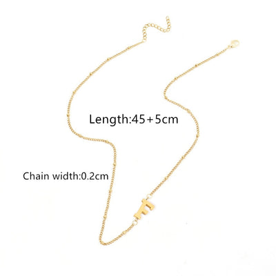 Jewelry Simple Style Classic Style Letter 201 Stainless Steel 304 Stainless Steel Pendant Necklace