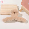 japanese style solid color plastic handmade hair claws 1 piece