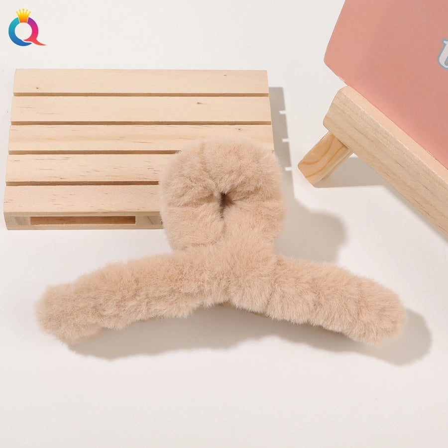 japanese style solid color plastic handmade hair claws 1 piece