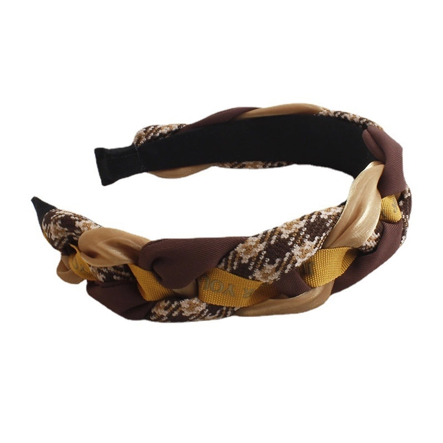 Women's Retro Printing Geometric Cloth Hair Band