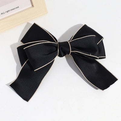 sweet bow knot polyester hair clip