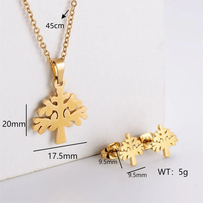 Jewelry Simple Style Classic Style Infinity Dollars Butterfly 304 Stainless Steel Jewelry Set