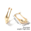 1 Pair Elegant Glam Shiny Cat Inlay Copper Zircon K Gold Plated Rhodium Plated Earrings