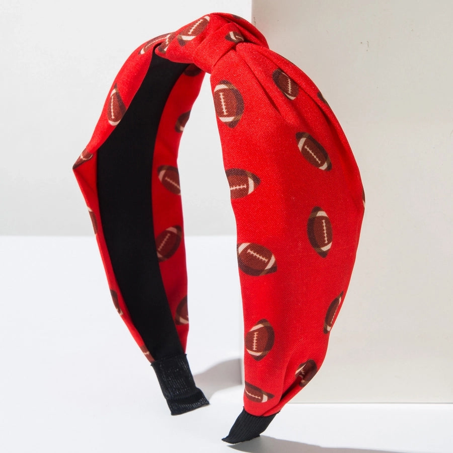 Casual Elegant Classic Style Women's Rugby Alloy Cloth Printing Fabric Hair Band