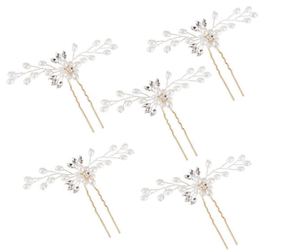 Europe and the United States  Gold Fork White line U-shaped hairpin hair pin headwear factory outlet