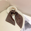 Women's Simple Style Classic Style Solid Color Cloth Baroque Pearls Hair Tie