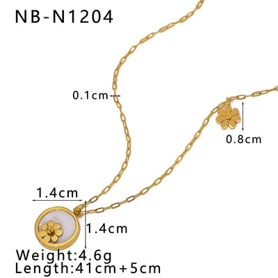 Jewelry IG Style Retro Devil's Eye Heart Shape Titanium Steel Plating Pendant Necklace