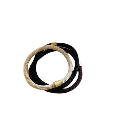 fashion solid color cloth hair tie 1 piece
