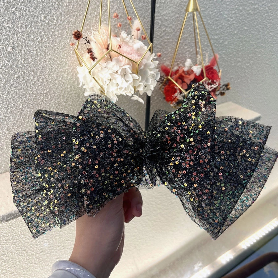 Women's Sweet Simple Style Bow Knot Gauze Hair Clip