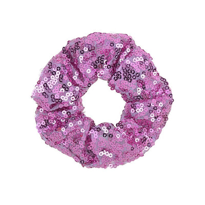 Women's Casual Simple Style Solid Color Cloth Sequins Hair Tie