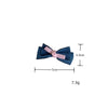 Women's IG Style Bow Knot Cloth Hair Clip