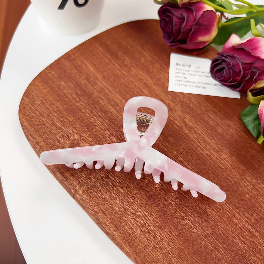 Women's Casual Marble Acetic acid sheets Hair Claws