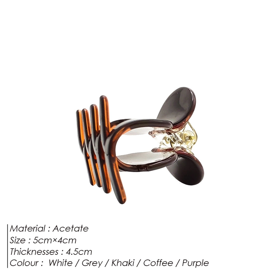 Women's Cute Simple Style Solid Color Acetic acid sheets Hair Claws