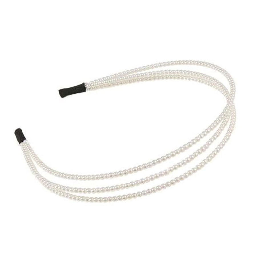 Women's Elegant Streetwear Round Imitation Pearl Hair Band