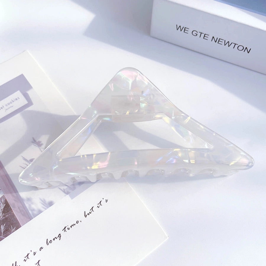 Mermaid Ji acetate hairpin female  back head bath pan head grip elegant temperament shark clip headdress