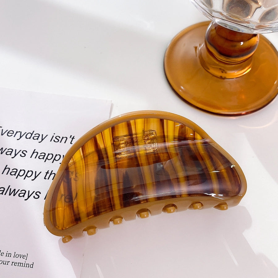 Women's Retro Stripe Acetic acid sheets Hair Claws