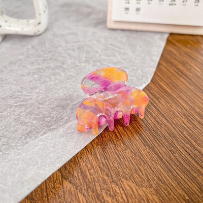 Women's IG Style Marble Acetic acid sheets Hair Claws