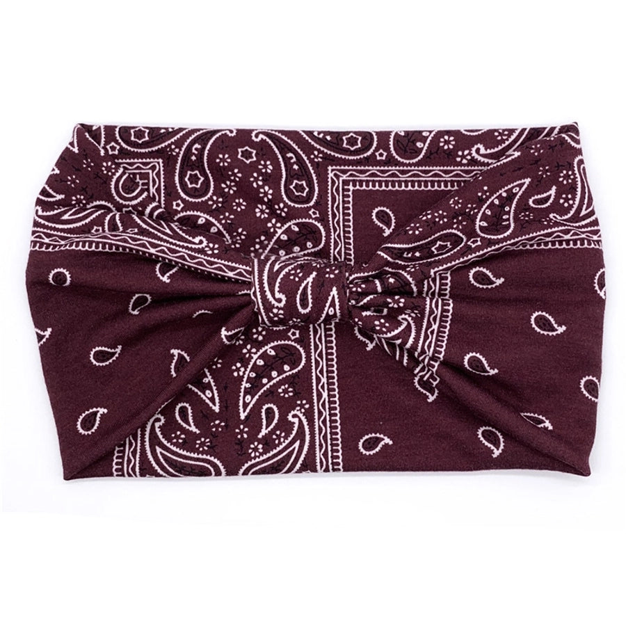 bohemian water droplets cloth hair band