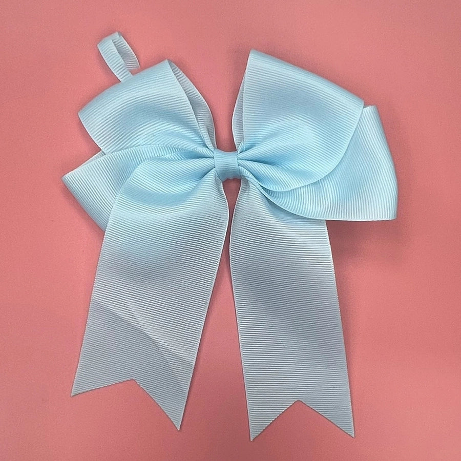 fashion solid color cloth bowknot hair clip 1 piece