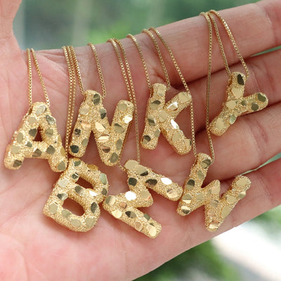 Jewelry Simple Style Classic Style letter Copper Pendant Necklace