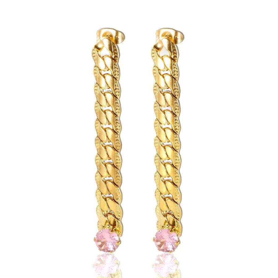 Jewelry Casual Simple Style Geometric 304 Stainless Steel Plating Bracelets Earrings Necklace