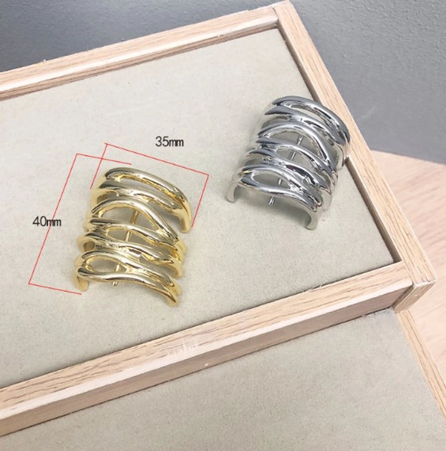 Women's Simple Style Solid Color Alloy Hair Clip