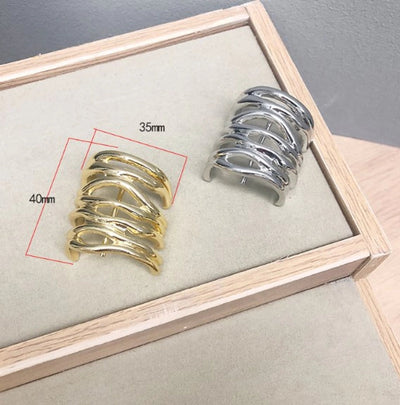 Women's Simple Style Solid Color Alloy Hair Clip