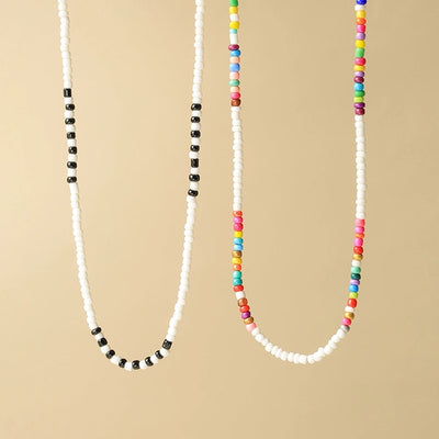 Jewelry Sweet Simple Style Commute Round 304 Stainless Steel 14K Gold Plated Beaded Plating Necklace