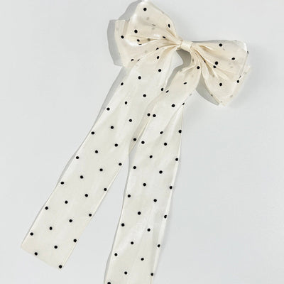 Women's Simple Style Bow Knot Gauze Hair Clip