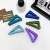 women's simple style triangle plastic hair claws