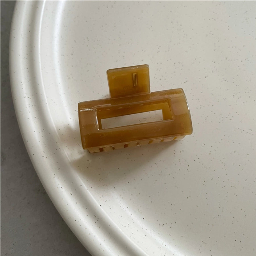 simple style geometric acetic acid sheets hair claws