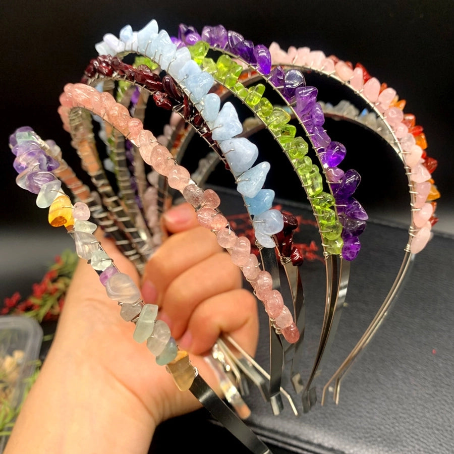 fashion u shape artificial crystal hair band 1 piece