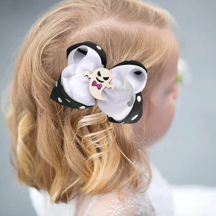 Halloween Funny Pumpkin Bow Knot Ribbon Party Festival Street