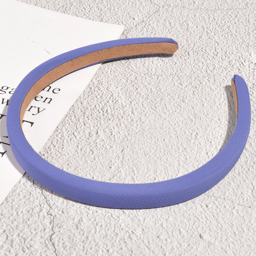 fashion candy color solid color sponge wide-sided headband