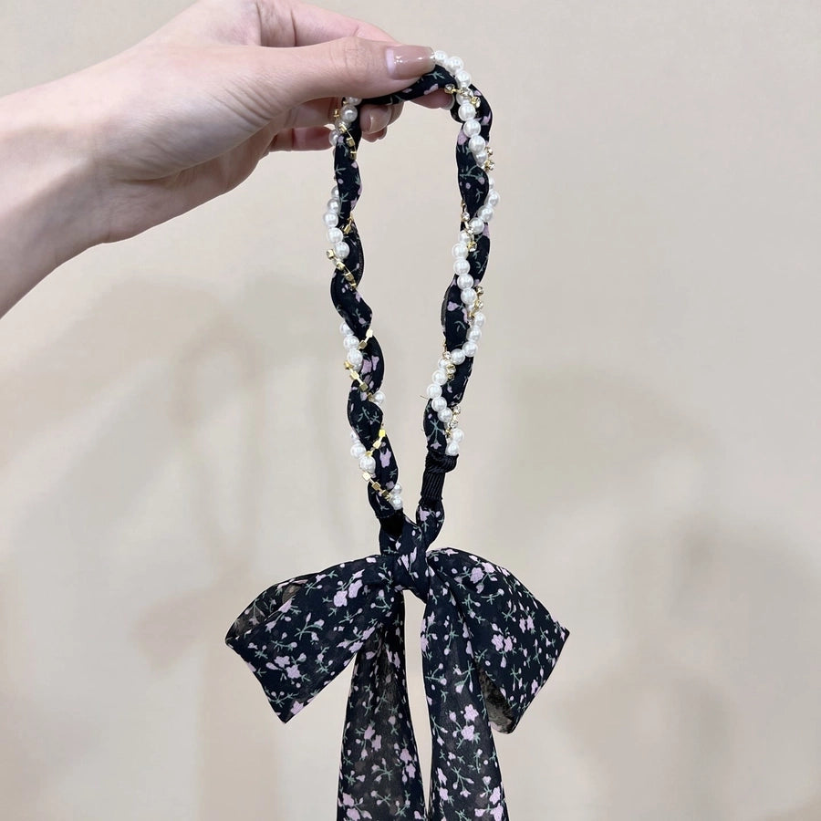 Women's Simple Style Ditsy Floral Cloth Hair Band